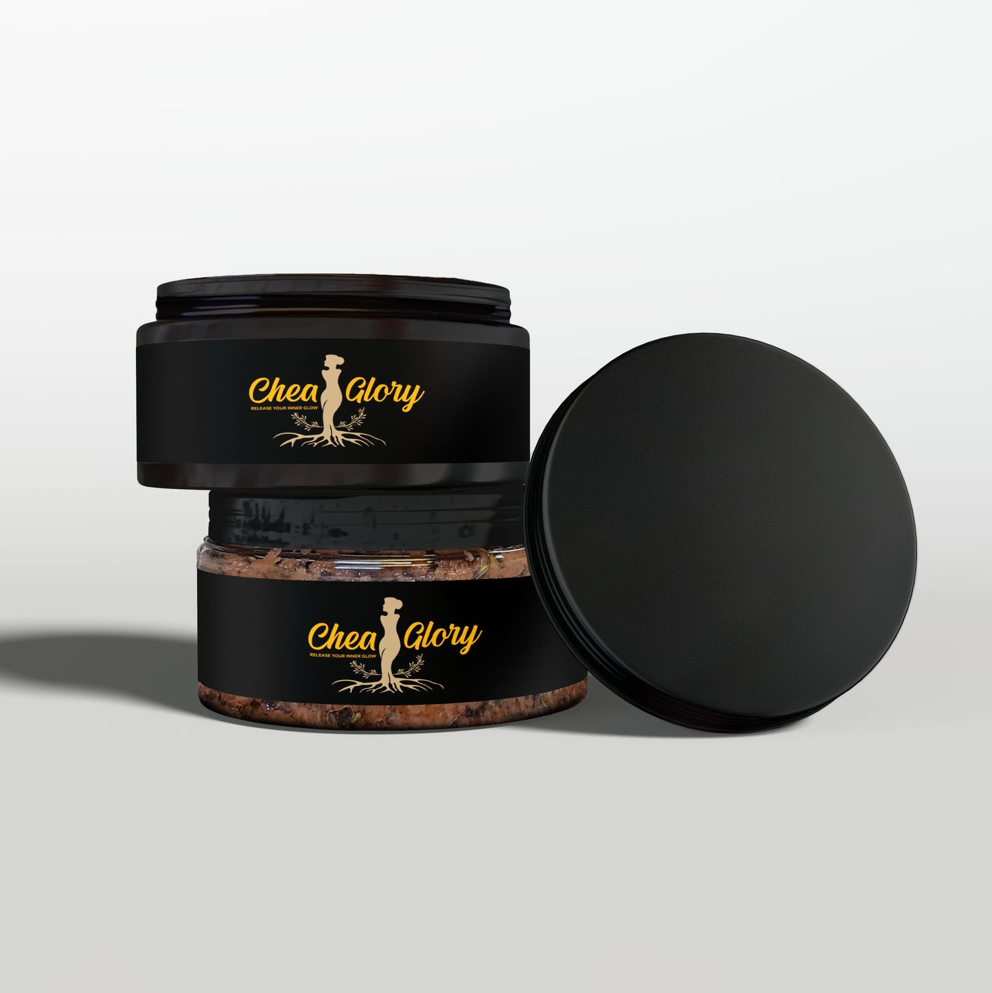 Preview of the 8oz Rosé Marmalade Scrub product's packaging.